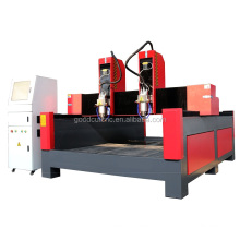 marble granite carving cnc stone machine router with double spindles